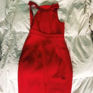 Lulus high neck backless cocktail dress